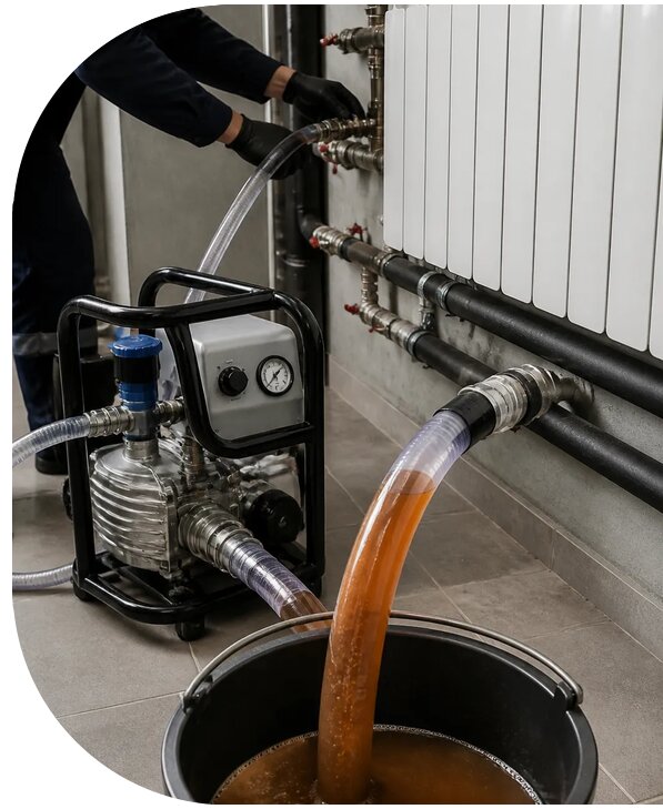 Промывка системы отопления в Черкесске от 5098 р. | АПаруса-Чрк