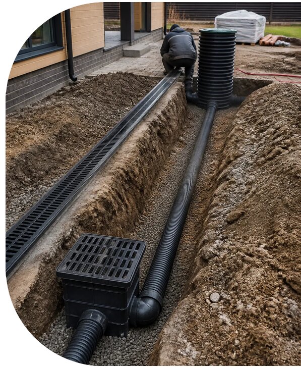 Устройство ливневой канализации в Черкесске от 2549 р. | АПаруса-Чрк
